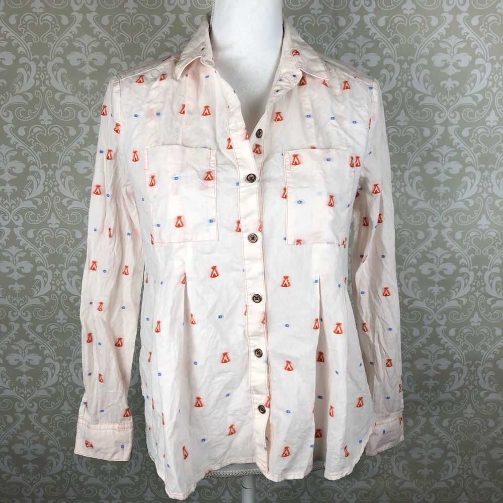 Maeve Anthropologie Miette Teepee Button Down
